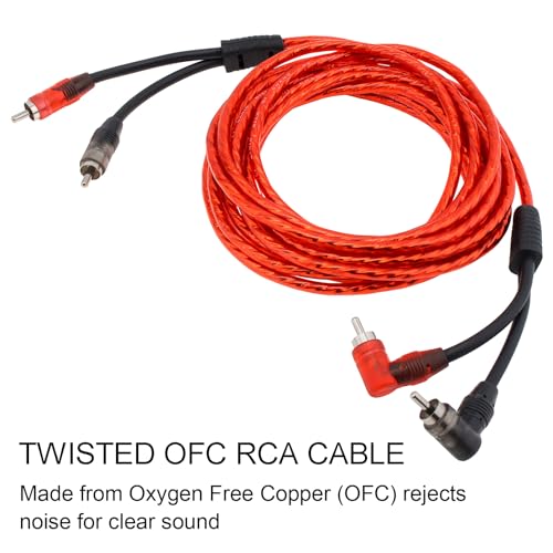 DriSentri 1 Set 8 Gauge Car Audio Amplifier Wiring Kit with Fuse Suit Subwoofer Power Amplifier AMP Installation Cable Kit - Image 4
