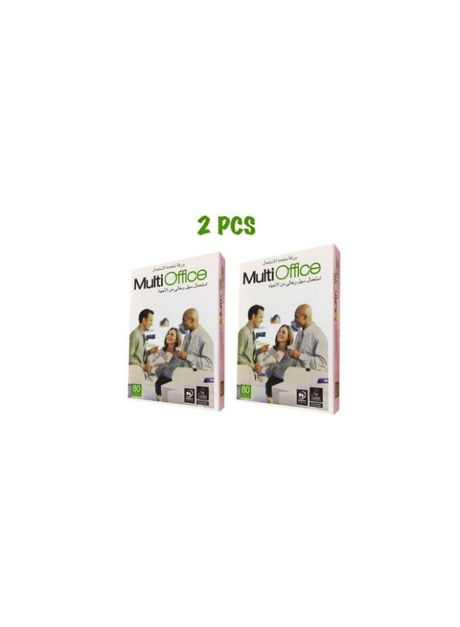 Multi Office Copy Paper - A4 - 80 Gm - 2 Packs - Image 1
