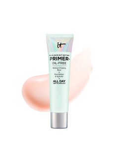 IT COSMETICS IT Cosmetics Your Skin But Better Makeup Primer+ - Extends Makeup Wear, Hydrates Skin, Refines the Look of Pores - With Glycerin, Bark Extract & Ginger Root Extract - Oil-Free Formula - 1 fl oz  - Image 1