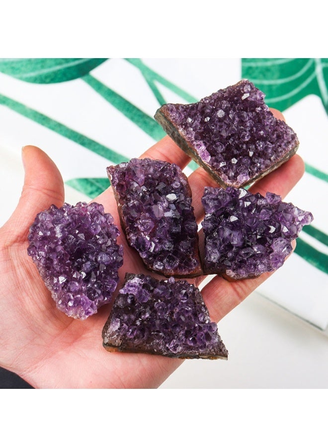 OASIS-TH 1 PCS  70-80Gram Natural Amethyst Raw Crystal Clusters  AA Grade  Uruguay Origin Shape Random - Image 1