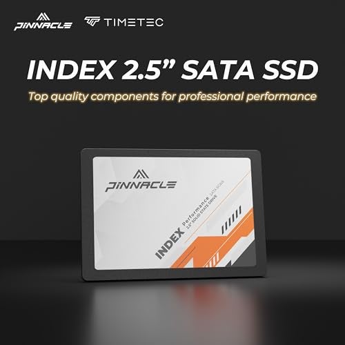 Timetec 256GB SSD 3D NAND SATA III 6Gb/s 2.5 Inch 7mm (0.28") Read Speed Up to 530 MB/s SLC Cache Performance Boost Internal Solid State Drive for PC Computer Desktop and Laptop (Pinnacle) - Image 2