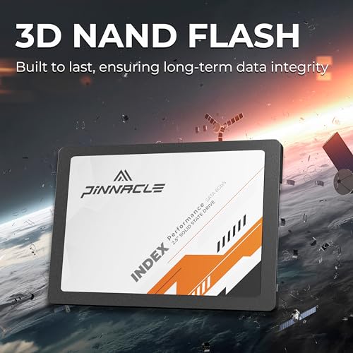 Timetec 256GB SSD 3D NAND SATA III 6Gb/s 2.5 Inch 7mm (0.28") Read Speed Up to 530 MB/s SLC Cache Performance Boost Internal Solid State Drive for PC Computer Desktop and Laptop (Pinnacle) - Image 4