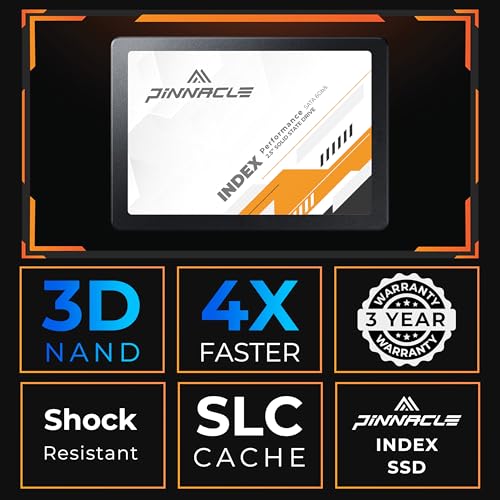 Timetec 256GB SSD 3D NAND SATA III 6Gb/s 2.5 Inch 7mm (0.28") Read Speed Up to 530 MB/s SLC Cache Performance Boost Internal Solid State Drive for PC Computer Desktop and Laptop (Pinnacle) - Image 5