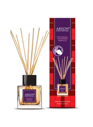 فواحة أعواد أريون هوم بيرفيومز 50 مل - عطر الباتشولي واللافندر والفانيليا - معطر منزلي مهدئ للاسترخاء والراحة