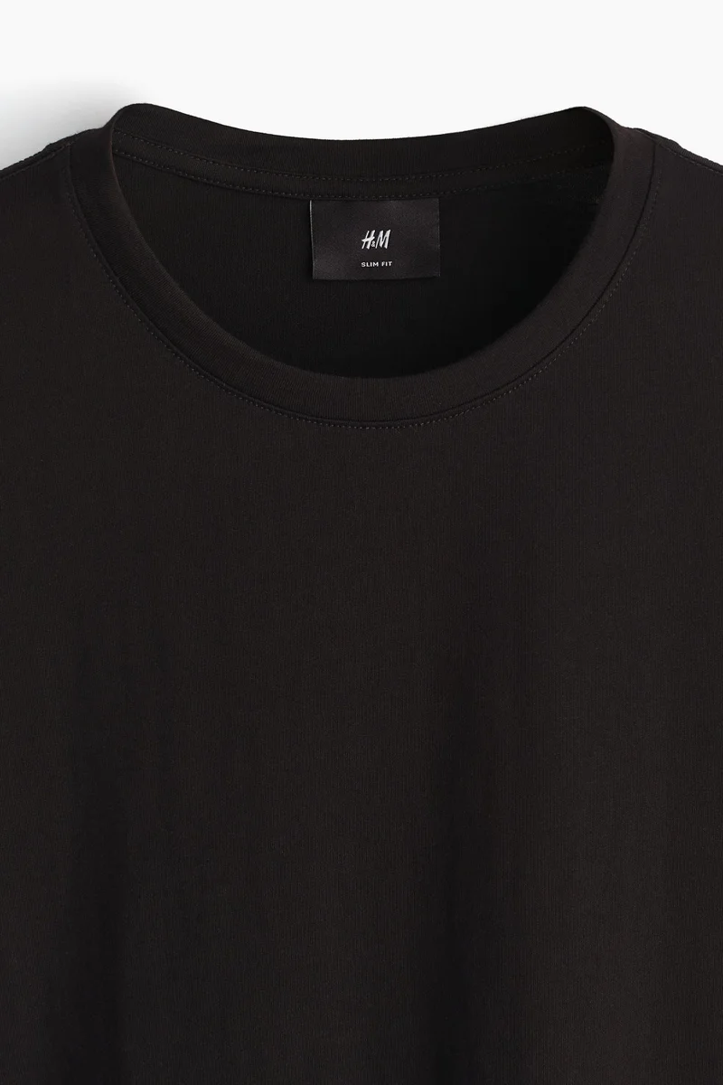 H&M  Slim Fit Pima cotton T-shirt for Men | Best Price UAE