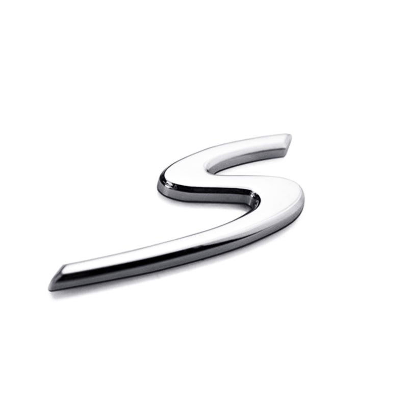 SHSBSCAR Trunk Door S Logo for Porsche Cayenne Panamera 2009-2022, Rear Trunk with Tailgate Badge for Porsche 911 970 971 9YA (Silver) - Image 5