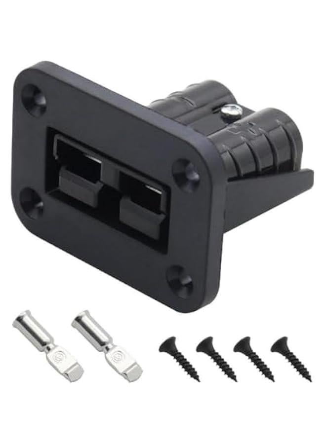 Flush Mount Recessed Plate for Andersons Plug Mounting Bracket Panel Cover for Caravans Campers 50Amp Connector Plug Kit Automotive Electronics  - Image 1