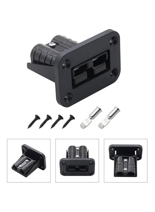 Flush Mount Recessed Plate for Andersons Plug Mounting Bracket Panel Cover for Caravans Campers 50Amp Connector Plug Kit Automotive Electronics  - Image 3