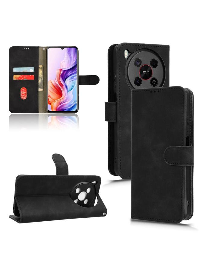 The Bros Case For ZTE Blade V70 Max Skin Feel Magnetic Flip Leather Phone Case