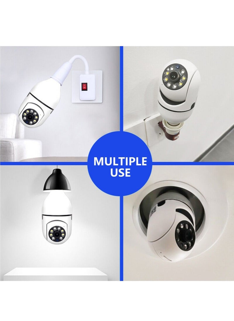 ELTRAZONE 5 PACKS Camara 5G WiFi De Seguridad 360Con Audio Microfono Para Casa y Exterior  - Image 3
