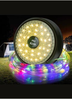 Camping String Lights,Outdoor Rechargeable String with 6 Lighting Modes,Waterproof Stowable String,USB Charging, Quick Recovery,Portable Camping Lights for Tent, Party Christmas Decoration