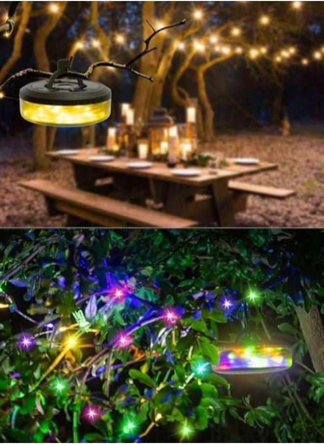 Executive LLC Camping String Lights,Outdoor Rechargeable String with 6 Lighting Modes,Waterproof Stowable String,USB Charging, Quick Recovery,Portable Camping Lights for Tent, Party Christmas Decoration  - Image 3