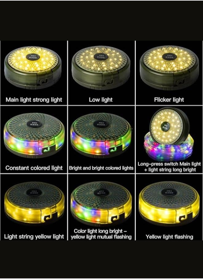 Executive LLC Camping String Lights,Outdoor Rechargeable String with 6 Lighting Modes,Waterproof Stowable String,USB Charging, Quick Recovery,Portable Camping Lights for Tent, Party Christmas Decoration  - Image 5
