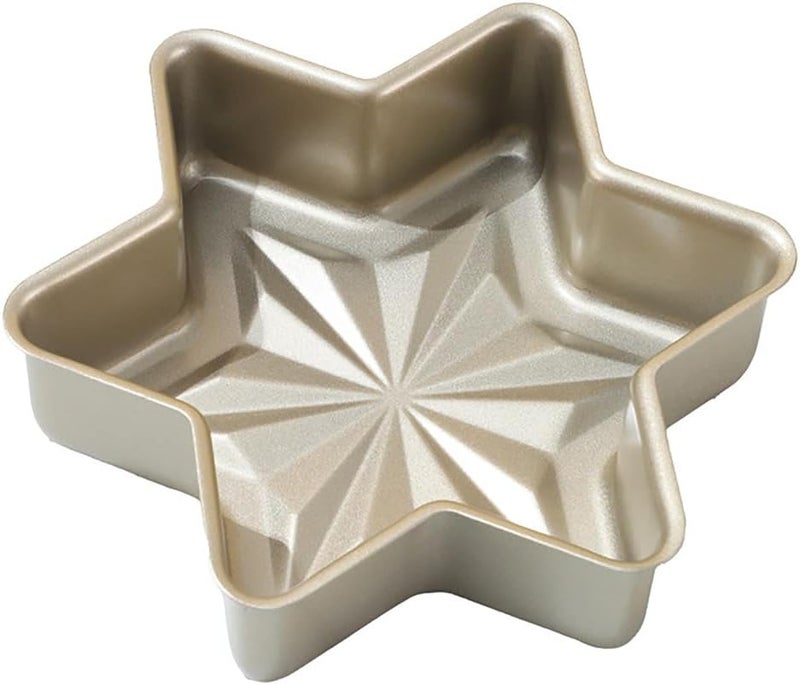 SADYFON Hexagonal Star Shaped Cake Pan Aluminum Nonstick Cake Decorating Mould Birthday/Wedding/Anniversary/Party Cake Baking Pans Tins Bakeware - Image 4
