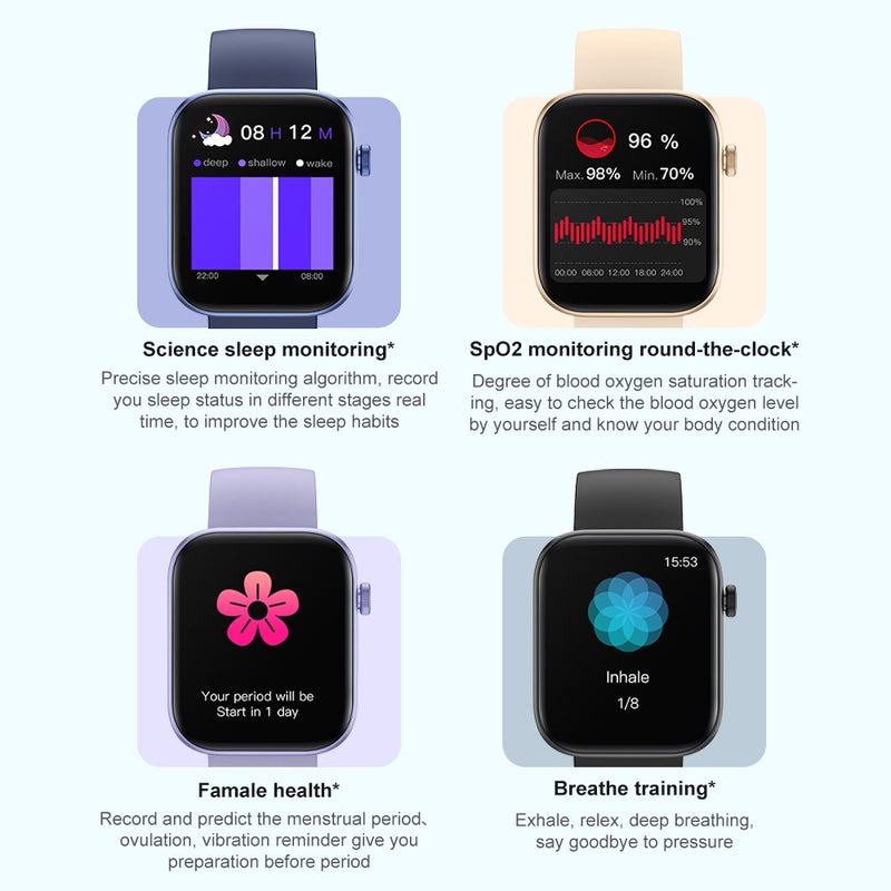 COLMI P71 Smartwatch Full Touch IP67 Waterproof Sport Black - Image 2