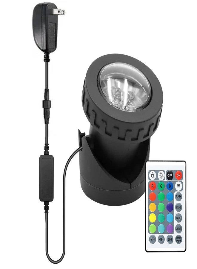TENSUL Colored Pond Lights with Timer, RGB Fountain Lights IP68 Waterproof Pond light, Dimmable Outdoor Landscape Lights for Fish Tank Pond Fountain Garden（1 Lights） - Image 1