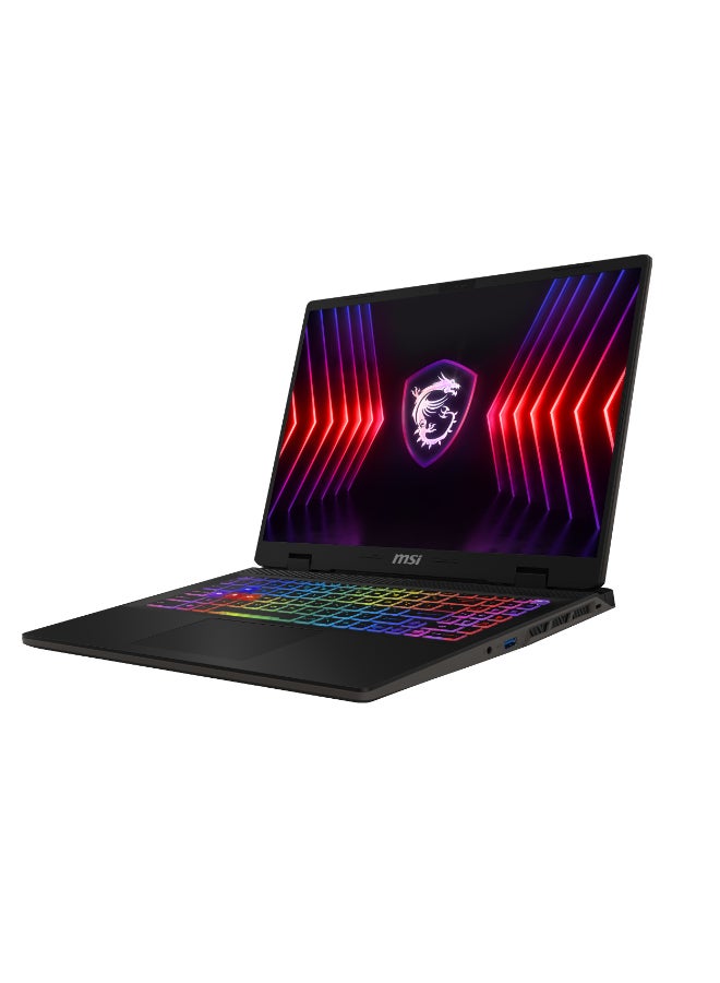 Sword 16 HX B14VFKG Laptop With 16-Inch Full HD(1920x1080) Display, Core i7-14650HX Processor/16GB RAM DDR5/1TB SSD/8GB Nvidia GeForce  RTX 4060 Graphics Card/Windows 11 Home/ English/Arabic Cosmos Gray