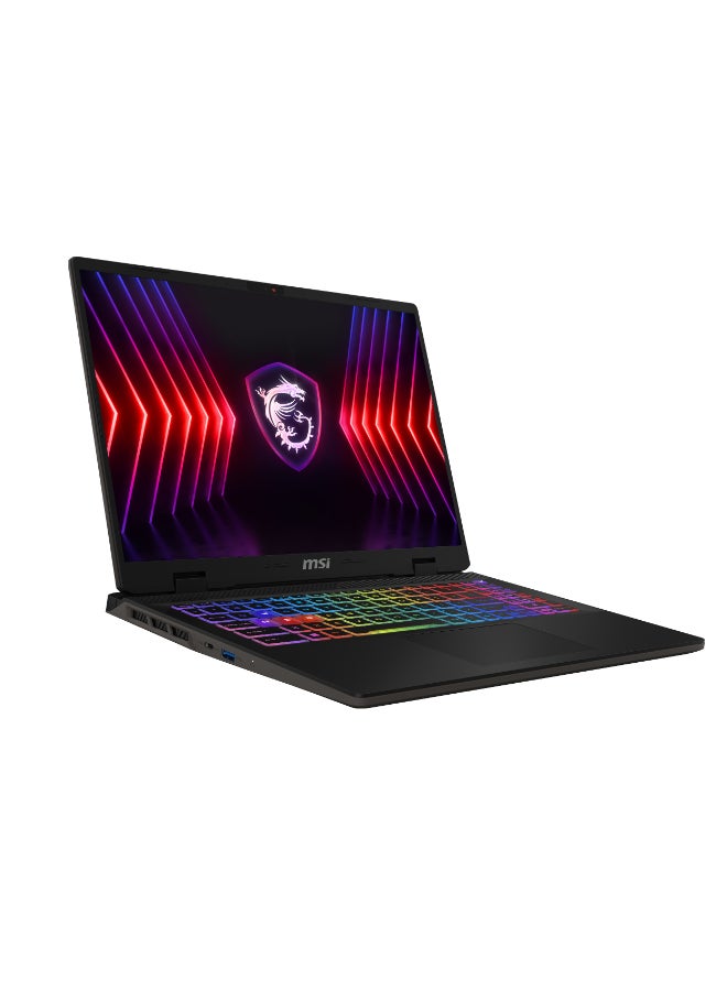 Sword 16 HX B14VFKG Laptop With 16-Inch Full HD(1920x1080) Display, Core i7-14650HX Processor/16GB RAM DDR5/1TB SSD/8GB Nvidia GeForce  RTX 4060 Graphics Card/Windows 11 Home/ English/Arabic Cosmos Gray