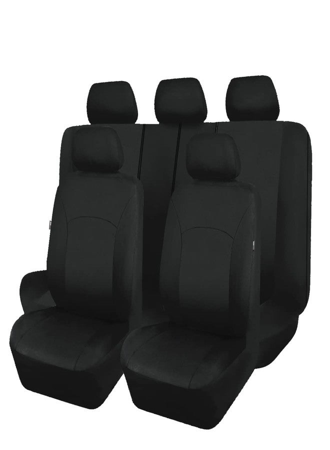 Flying Banner Polyester Car Seat Covers for Front and Back Seats Easy Installation Classic Split Rear Seat Covers for Men Women Full Set - - Image 1