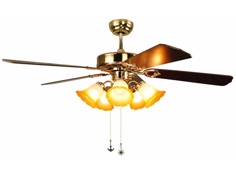 Hyamass Ceiling Fan Pull Chain Extenders with Charm Pendant - 2Pcs 12 inch Vintage Bronze Pull Chains for Ceiling Fans and Lights with Connector (Anchor and Wheel) - Image 2