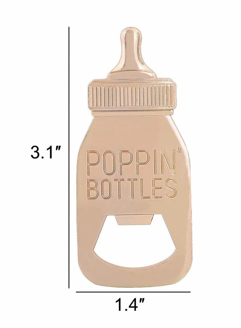 Excefore 12 Pieces Bottle Opener Baby Shower Favor for Guest, Party Decoration Supplies - Image 5