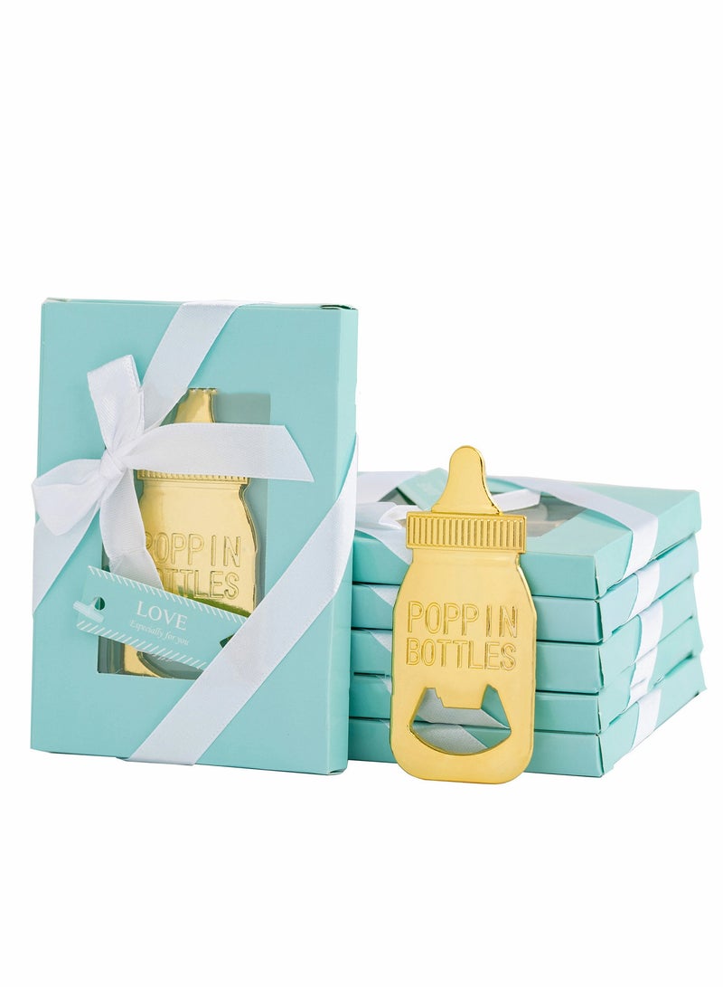 Excefore 12 Pieces Bottle Opener Baby Shower Favor for Guest, Party Decoration Supplies - Image 1