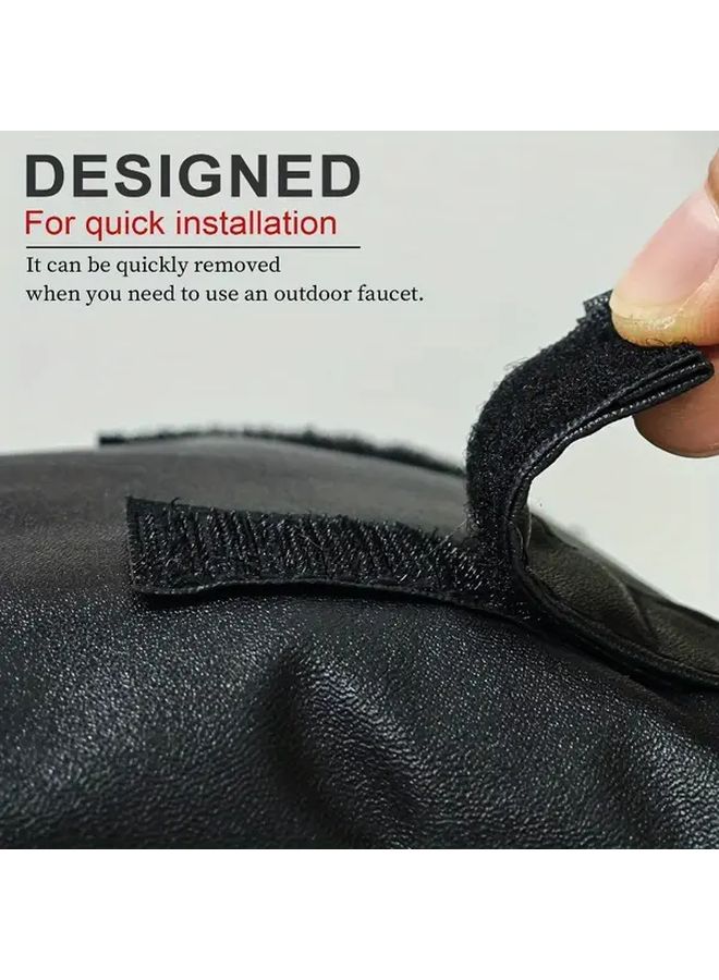 Heavy Duty Antifreeze Outdoor Faucet Cover Winter Protection Easy Installation - Image 4
