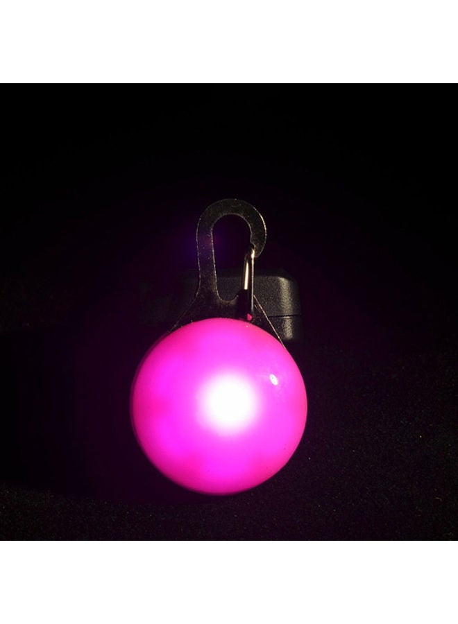 Loquat Round Shape Glowing Collar Pendant Pink/Black 55 x 35cm - Image 2