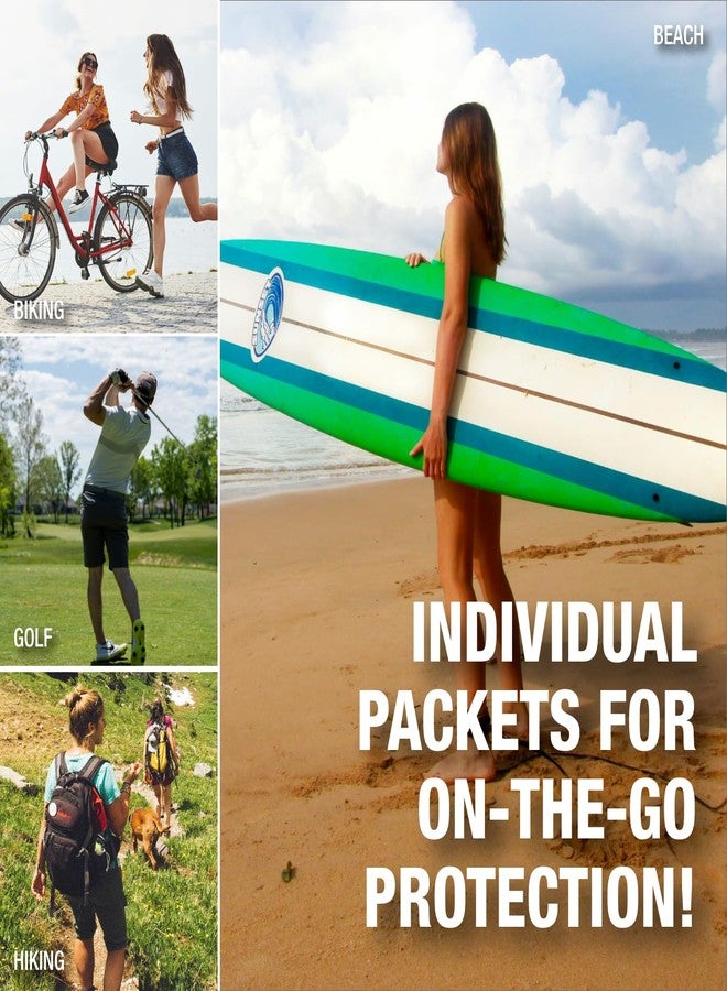 CoreTex Sun X 30+ SPF Broad Spectrum Sunscreen Packets - Fishbowl Pack of 50 Paraben, Oxybenzone, Octinoxate, & Oil Free Sunscreen - No White Cast and Water & Sweat Resistant Up to 80 Minutes - Image 2