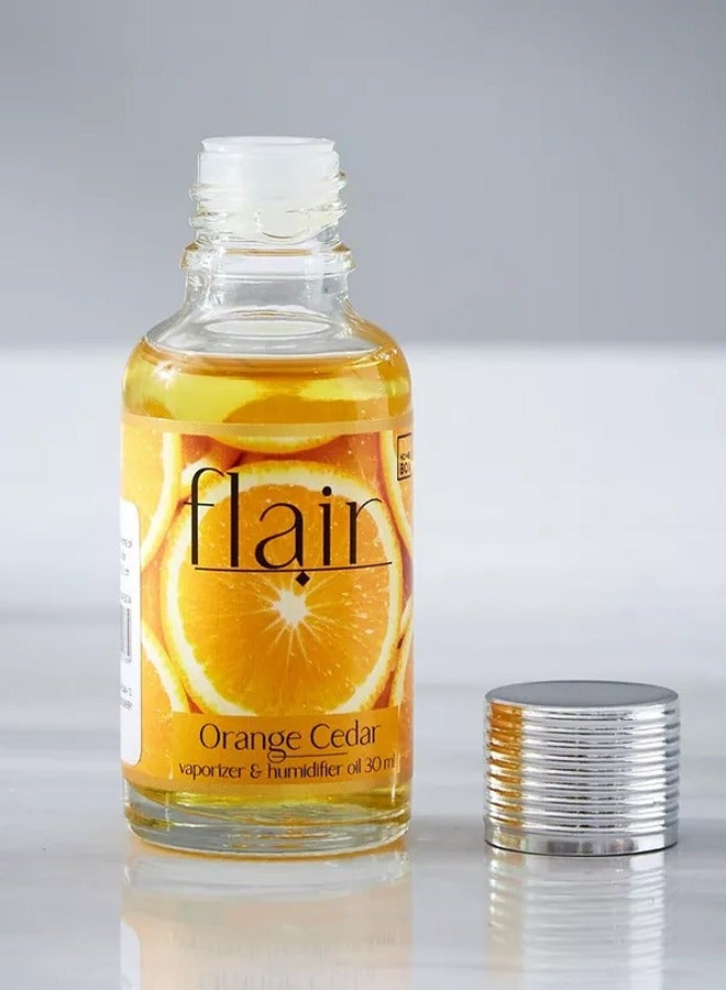 هوم بوكس زيت عطري أورنج سيدار من فلير - 30 مل - Image 3