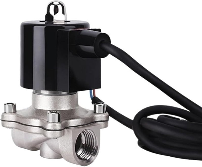 1 2 بوصة 304 صمام مغناطيسي من الفولاذ المقاوم للصدأ IP68 مقاوم للماء مغلق عادة مفتوح - Image 2