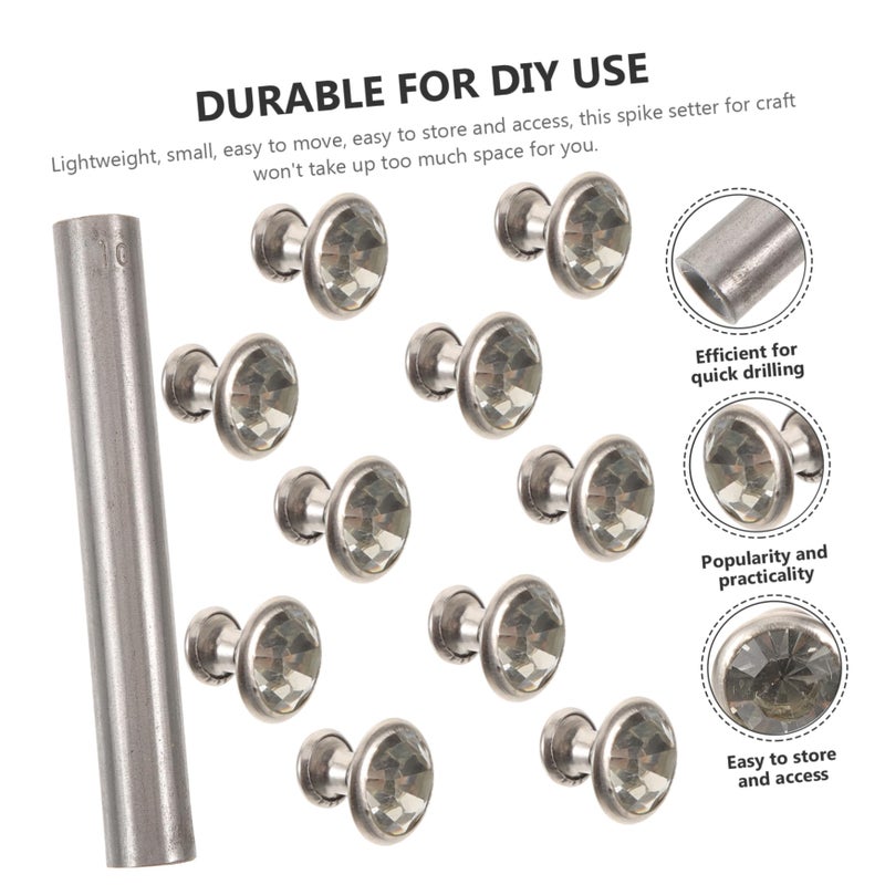 Professional Rhinestone Rivet Spike Setting Tool Kit for Crafts and DIY Enthusiasts - Image 3