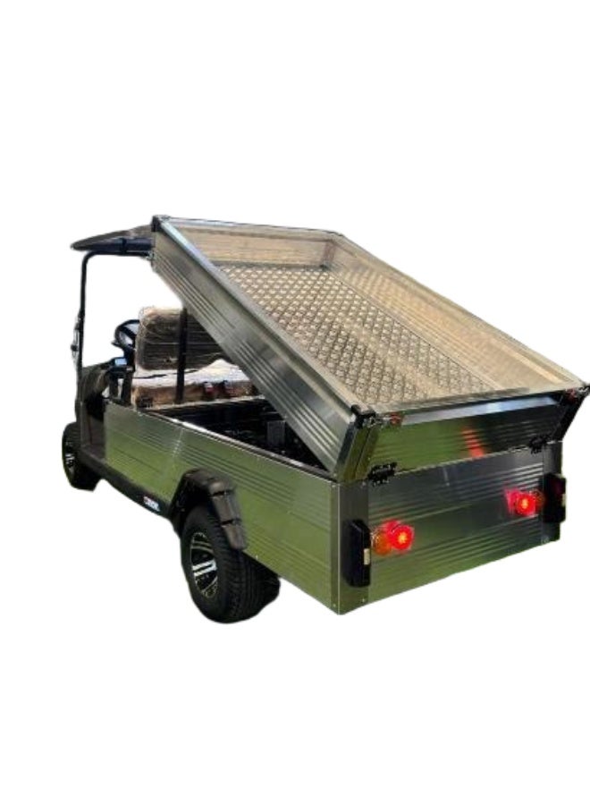 زي واي كار Z4C عربة الغولف الكهربائية – مقعدين مع صندوق شحن طويل – بطارية ليثيوم 48 فولت، محرك 5kW – للنقل والاستخدام العملي – موديل 2025 - Image 3