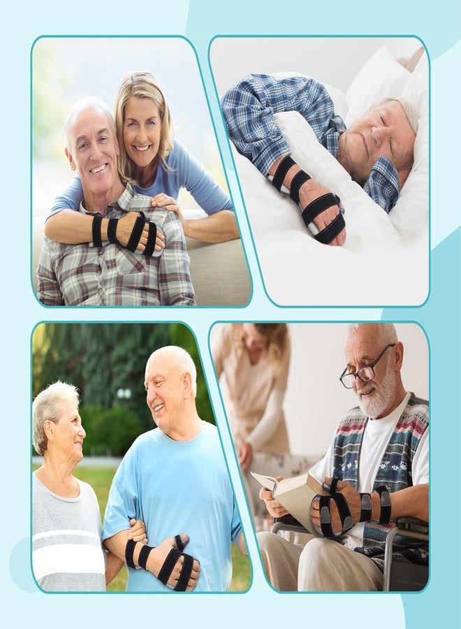 DrFinger جبيرة DrFinger Stroke لتقويم الأصابع مع دعم راحة لخمسة أصابع، تمنع انحناء الأصابع، وتخفيف تقلصات دوبويتران، وتشنجات اليد، مناسبة لليد اليمنى واليسرى، للرجال والنساء - مقاس متوسط - Image 5