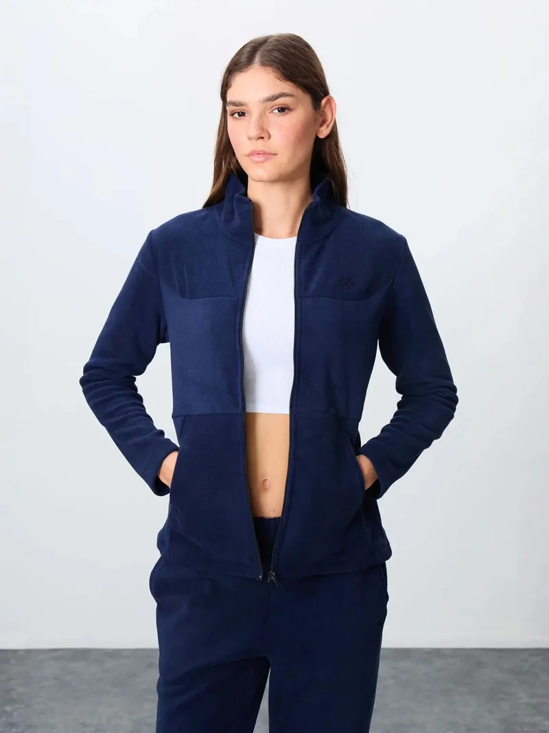 تومي لايف TOMMY Women's Long-Sleeve Zipper Tracksuit Set