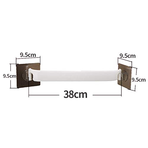 TORMUND Self-Adhesive Wall Mounted Towel Holder - Bathroom and Kitchen Rack - Magic Sticker Hanger for Wash Basin - Plastic Bar - Image 3