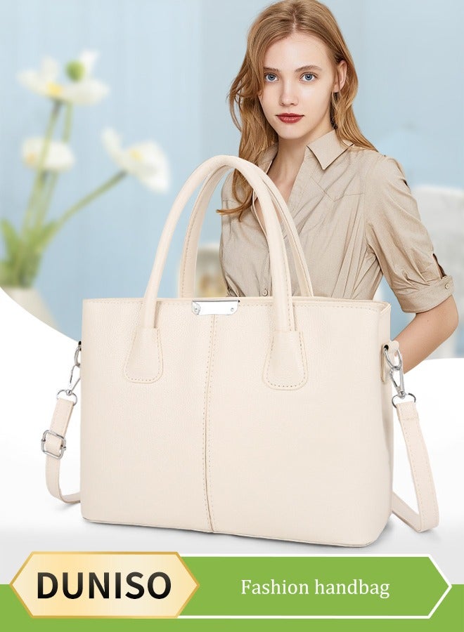 DUNISO Handbag,Tote Bags for Women Handbag Tote Purse with Zipper Women Work Bag Crossbody Bag for Office, Travel, School - Image 1