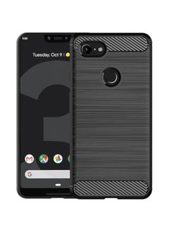 Google Pixel 3 XL Case, Google Pixel 3xl Cover, Ultra-Thin Carbon Fiber Texture Phone Cover Silicone Bumper Soft TPU Rubber Shockproof Slim Protective Skin Case for Google Pixel 3XL Black