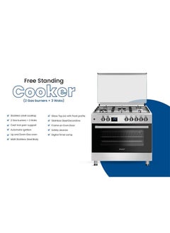 Baeckerhaft 90cm free standing cooking range with 03 Woks, Digital Function German technology, original Sabaf Italian burner, made in Europe, 03 years warranty - pzsku/ZF8253D503496E0FAA3B5Z/45/_/1658990501/bc5fcde8-0445-4fb9-a190-0b3af27c5bbe