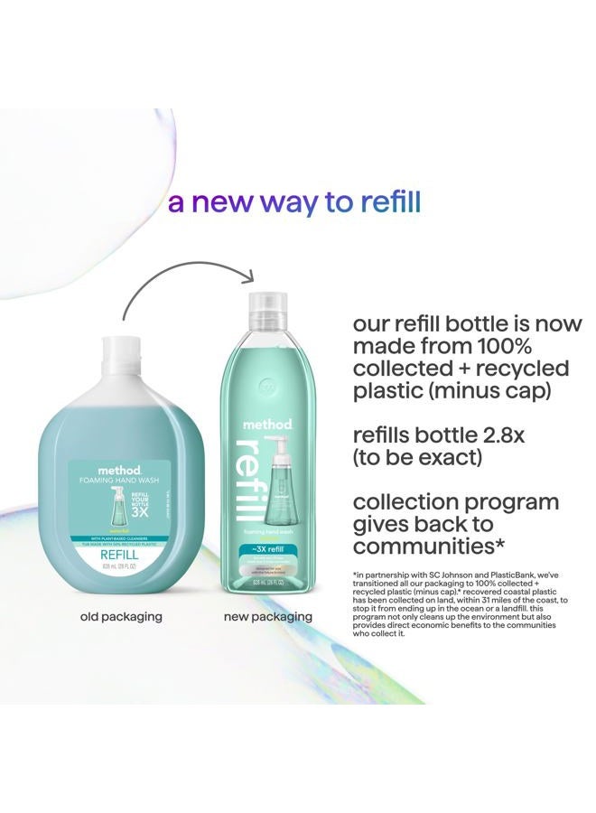 Method Foaming Hand Soap, Refill, Waterfall, 28 oz (Packaging May Vary) - Image 4