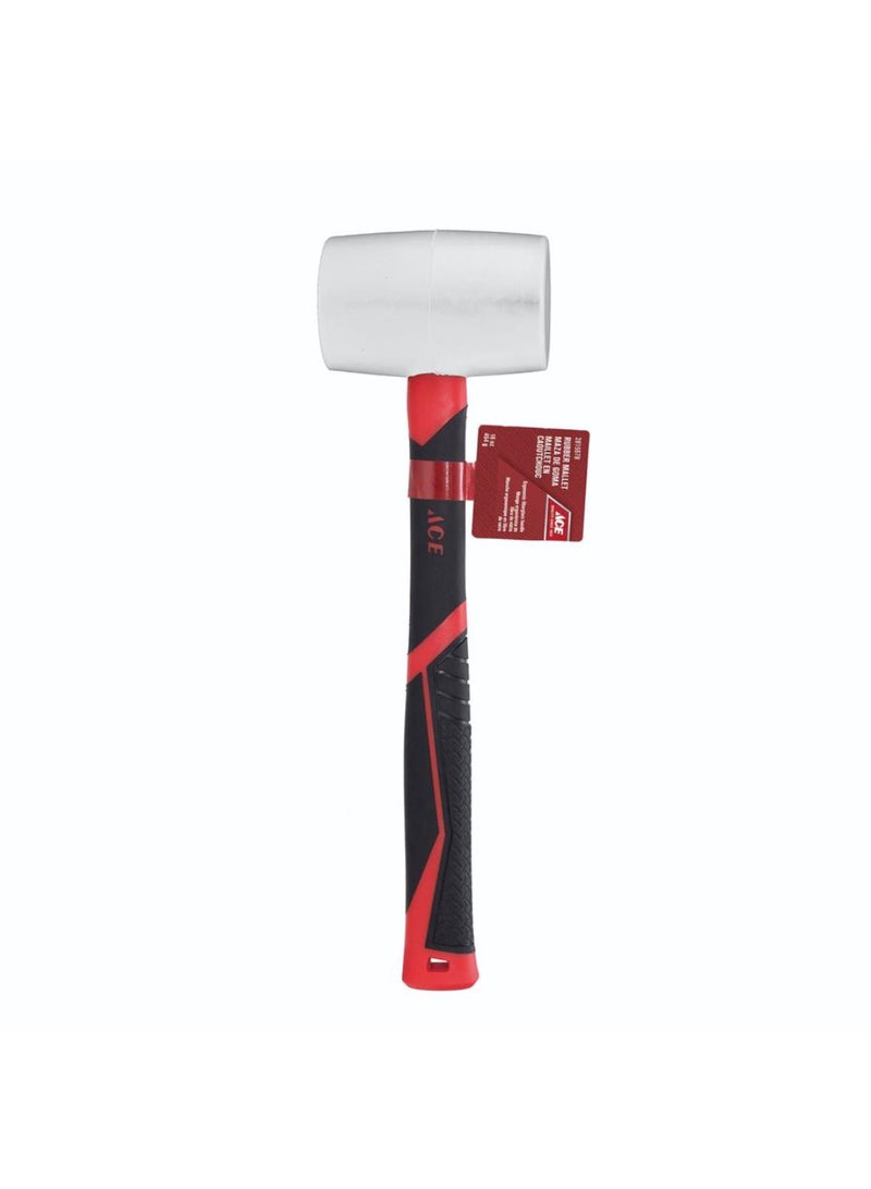ACE Rubber Mallet WFiberglass Handle 4535g 