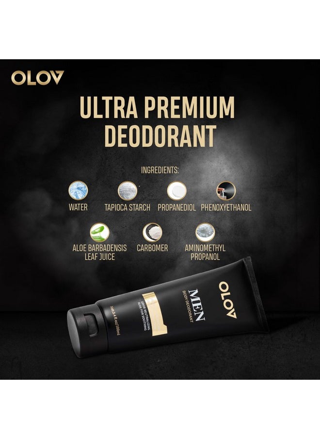 OLOV Deodorant For Men Ultrapremium Aluminum-Free Antiperspirant, Clear Formula, Sweat & Odor Protection, Soft & Comfortable Fragrance 3.4Fl Oz  - Image 4