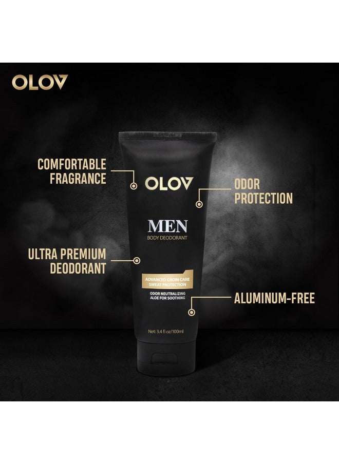 OLOV Deodorant For Men Ultrapremium Aluminum-Free Antiperspirant, Clear Formula, Sweat & Odor Protection, Soft & Comfortable Fragrance 3.4Fl Oz  - Image 2