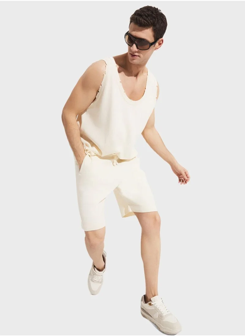 JUNE Essential Drawstring Shorts