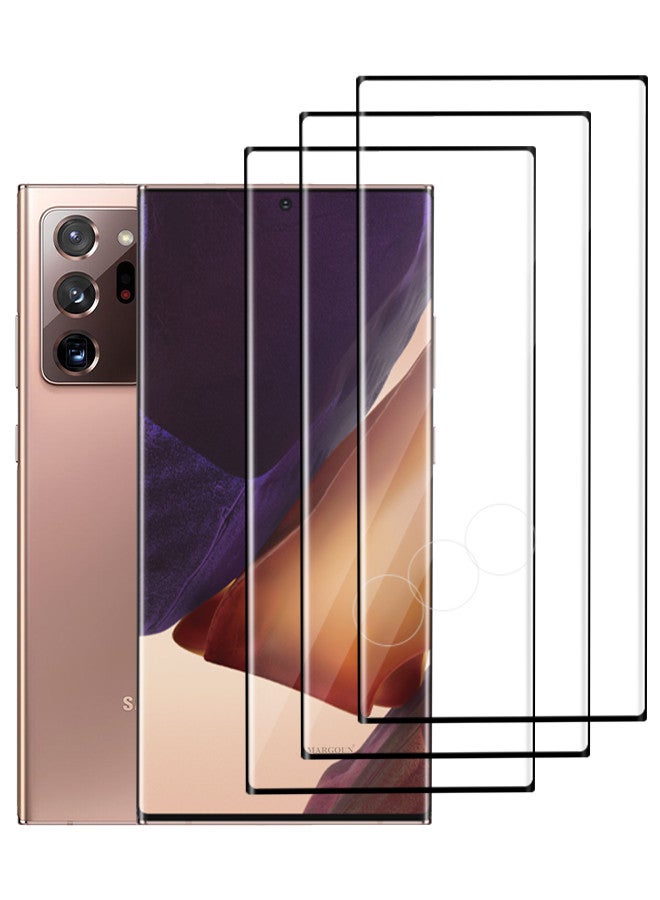 CATANES 3 Pack for Samsung Galaxy Note20 Ultra 5G Tempered Glass Screen Protector Anti-Scratch Case Friendly HD Clear Protective Film