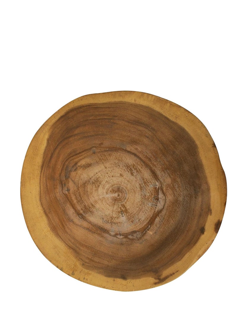 All-Weather Outdoor Round Side Coffee Table Elevate Your Home, Garden, Lawn, or Office with Exquisite Wooden Elegance.