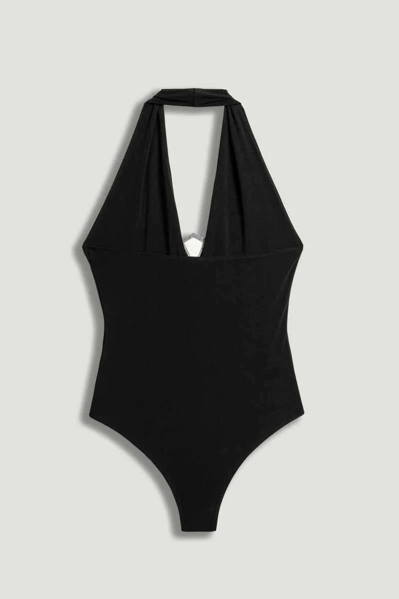 Nocturne  Halter Deep V Blouse for Women | Best Price UAE
