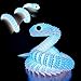 SUMLAND 24in 3D Printed SnakeFlexible 3D Printed AnimalArticulated 3D Printed Crystal AnacondaGlow in The Dark Rainbow - Image 2