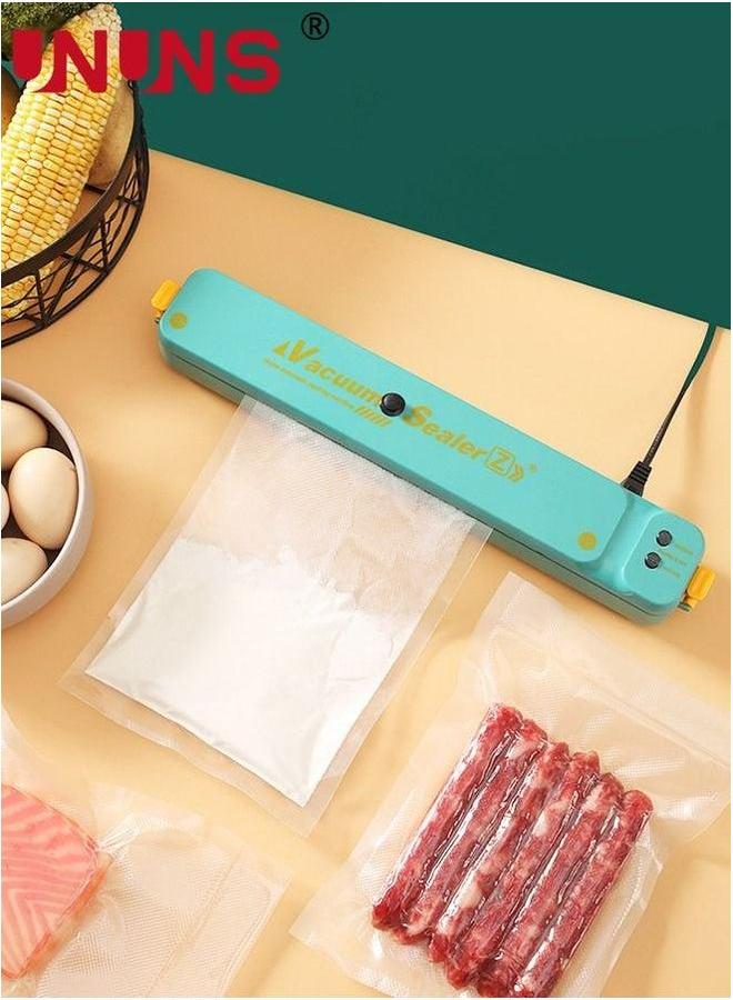 يو إن يو إن أس Vacuum Sealer Machine,Food Automatic Air Sealing System For Food Storage Dry And Moist Modes,With 10Pcs Seal Bags Starter Kit - Image 1