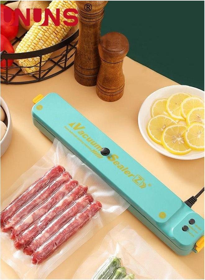 يو إن يو إن أس Vacuum Sealer Machine,Food Automatic Air Sealing System For Food Storage Dry And Moist Modes,With 10Pcs Seal Bags Starter Kit - Image 2